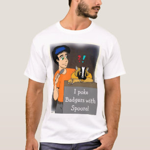 El empuje acosa la camiseta