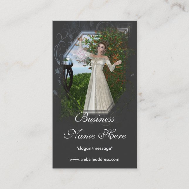 "El encanto" D2 - tarjetas de visita temáticas (Anverso)