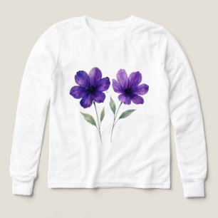 El encanto de las flores violetas