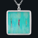 El encanto del collar y el arte original de la pla<br><div class="desc">Collar costero divertido con pintura original de playa con encanto</div>