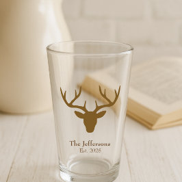 El encanto rústico de la cabeza del ciervo