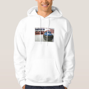 El encresparse - limpie la sudadera con capucha de