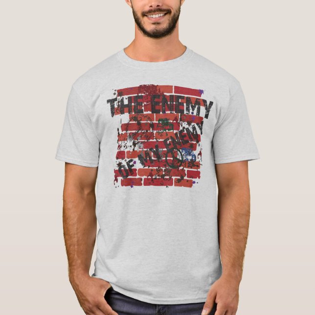 El enemigo de mi enemigo es mi camiseta del amigo (Anverso)