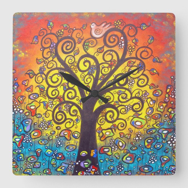 El enorme reloj de pared de la vida (Anverso)