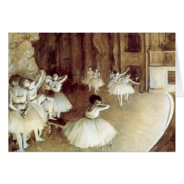 El ensayo de Degas en el escenario (Anverso (Horizontal))