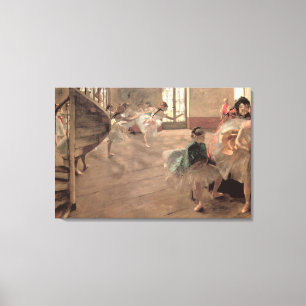 El Ensayo por Edgar Degas, Arte de Ballet Antiguo