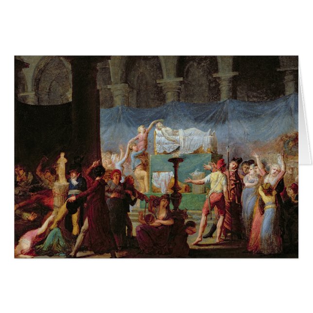 El entierro de Marat en la iglesia antigua (Anverso (Horizontal))