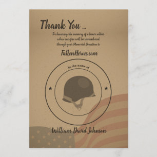 El entierro del soldado le agradece las tarjetas