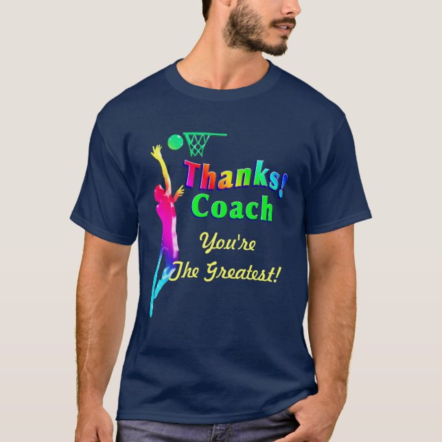 El entrenador de béisbol le agradece camisa del (Anverso)