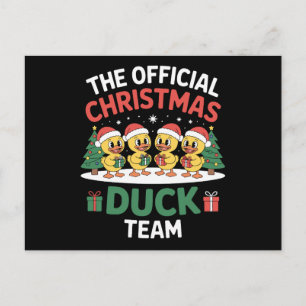 El equipo oficial de patos de Navidad sombrero de