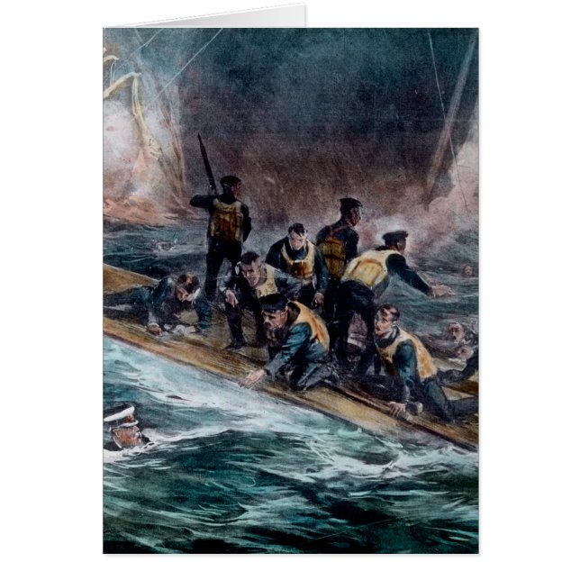 El equipo titánico del RMS escapa fregaderos del (Frente)