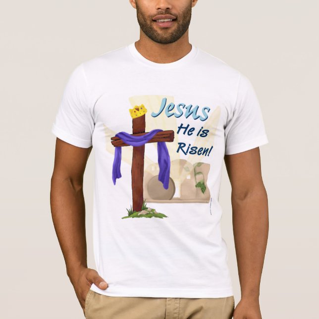 Él es camisa subida de Pascua (Anverso)
