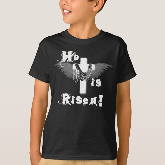 Él es camiseta subida (Anverso)
