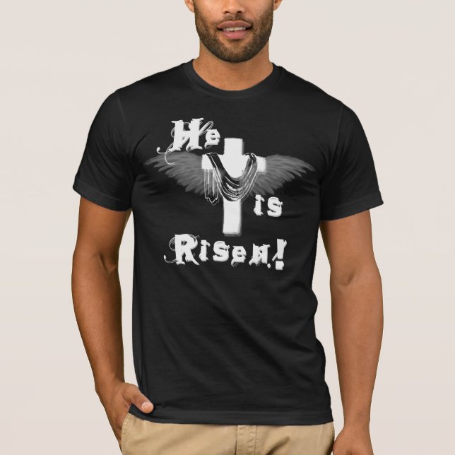 Él es camiseta subida (Anverso)