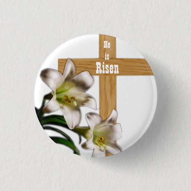 Él es el botón de Pascua en ascenso (Anverso)