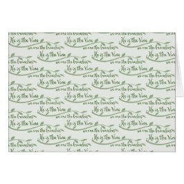 Él es el Vine, nosotros somos la tarjeta de notas