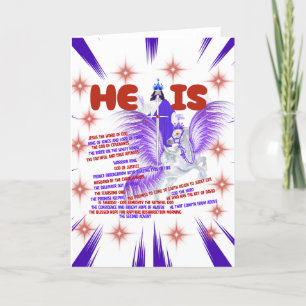 Él Es Jesús La Palabra De Dios Tarjeta De Saludo