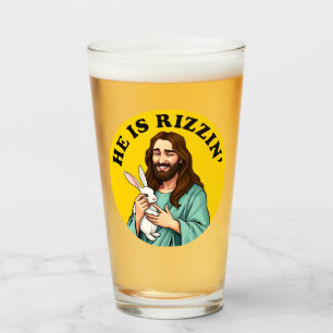 Él es Rizzin Funny Día de Pascua Cristiana Jesús