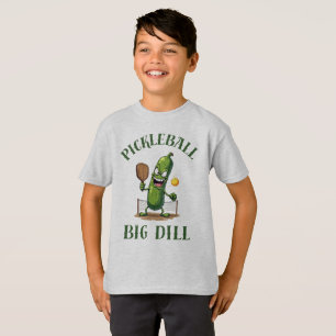 Él es un poco un gran pepino - Camiseta divertida
