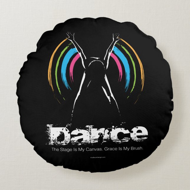 El escenario es mi lienzo (baile), almohada redond (Anverso)