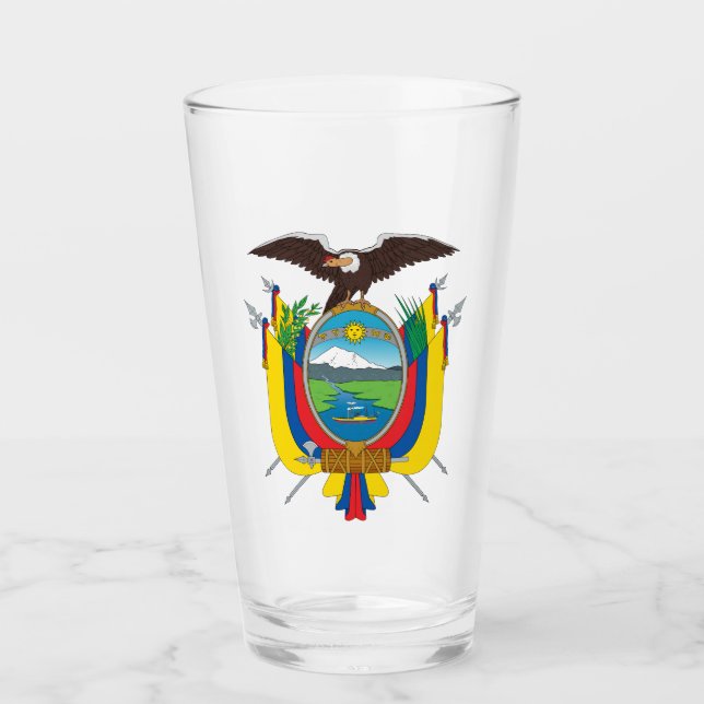 El escudo de armas de la copa de Ecuador (Anverso)