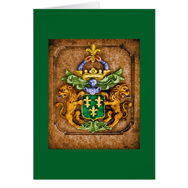 El escudo de armas de la familia de Westerfield (Frente)