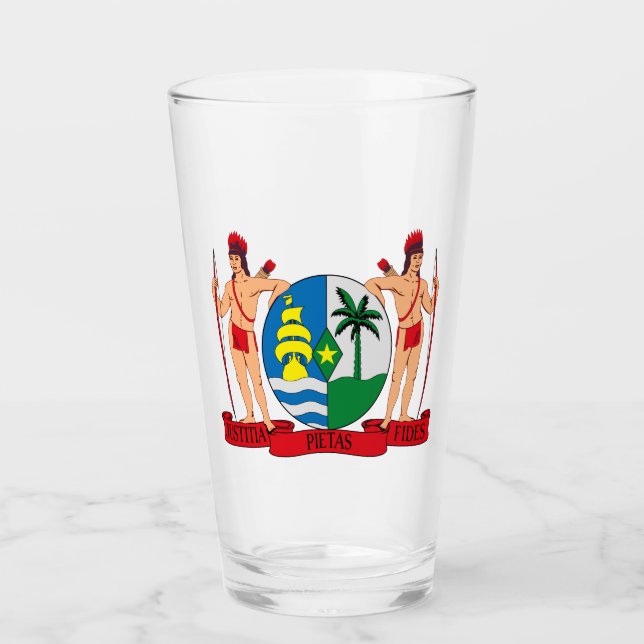 El escudo de armas de Suriname (Anverso)