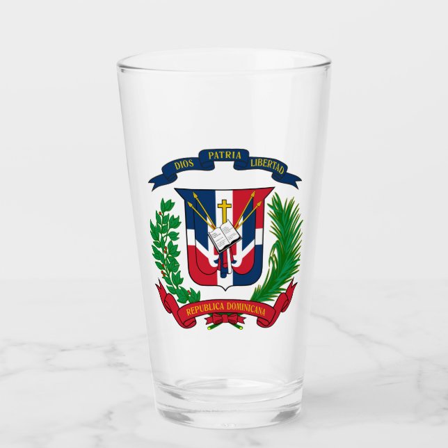 El escudo de la República Dominicana (Anverso)