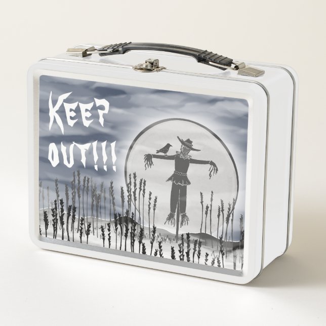 El espantapájaros de Halloween personalizado (Anverso)