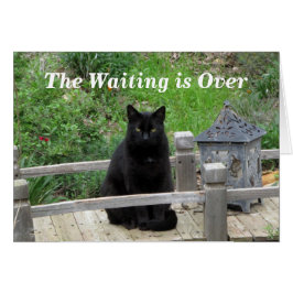 El esperar está sobre tarjeta de la Pre-Boda