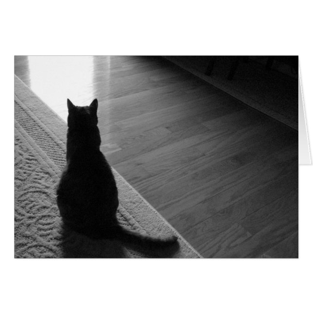 El esperar, tarjeta (Anverso (Horizontal))