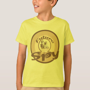 El espía futuro embroma la camiseta del empleo