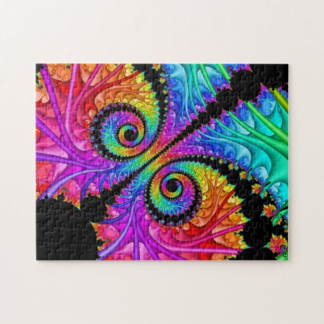 El espiral hermana rompecabezas del arte del (Horizontal)