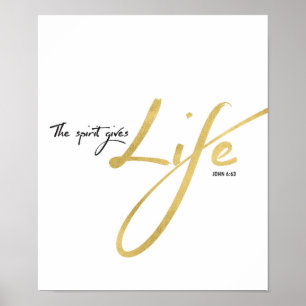 El espíritu da a la vida arte la impresión