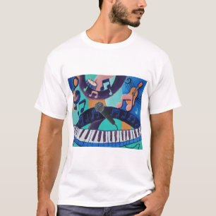 El espíritu de la música - camiseta masculina - gr