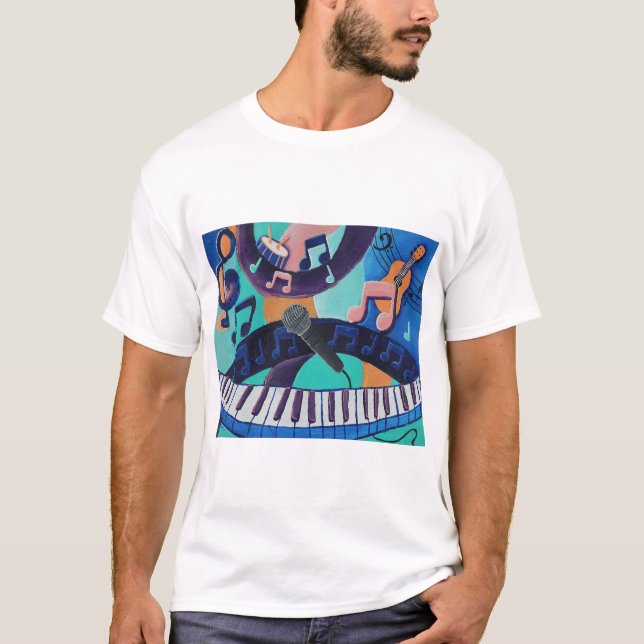El espíritu de la música - camiseta masculina - gr (Anverso)