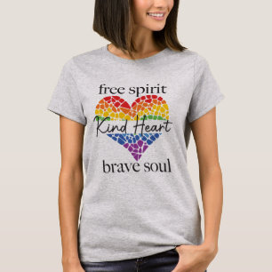 El espíritu libre, la camiseta del corazón de la
