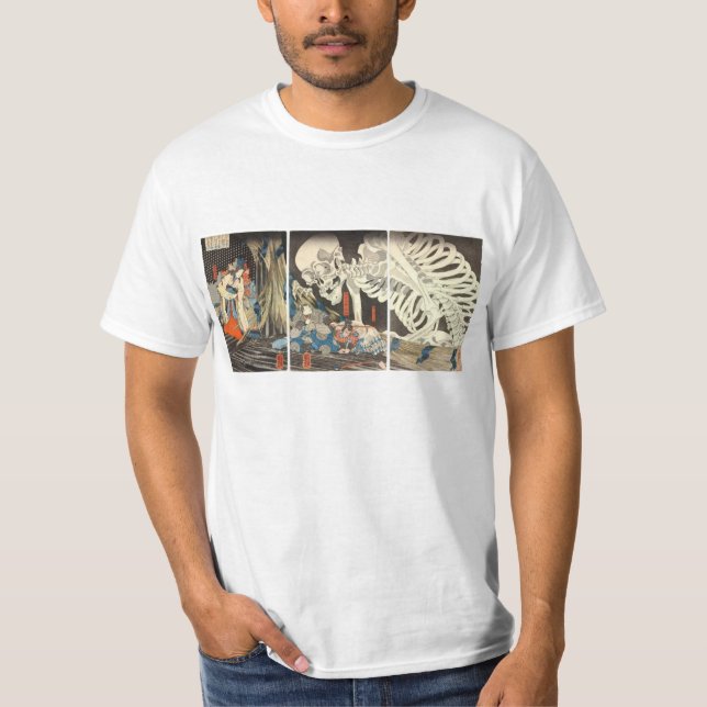 El esqueleto espectral convoca a la camiseta (Anverso)