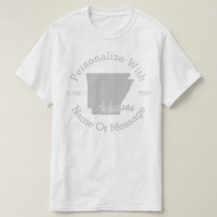 El estado de Arkansas PERSONALIZÓ la camiseta