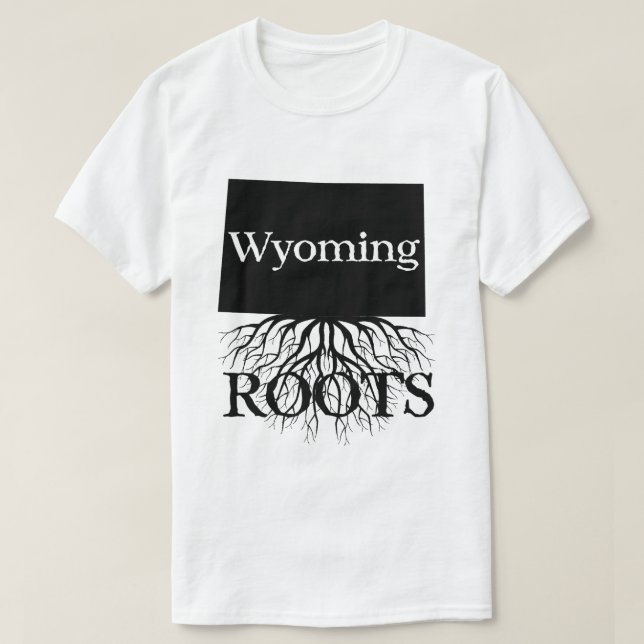 El estado de Wyoming está basado en la camiseta de (Diseño del anverso)