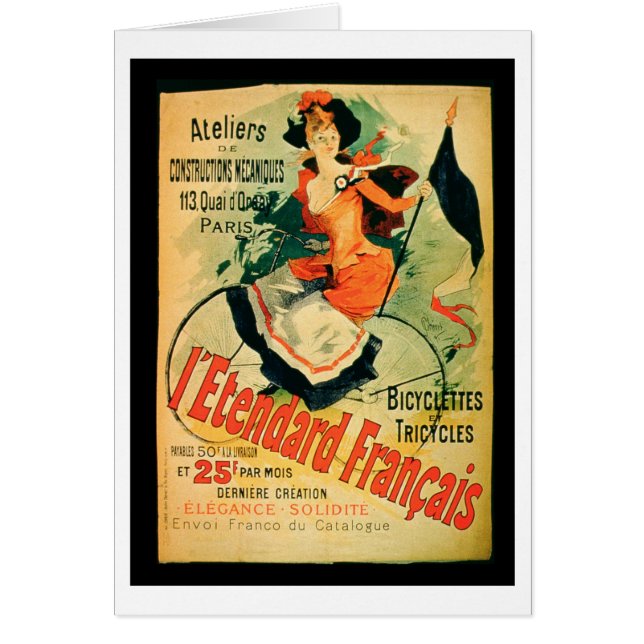 "El estándar francés", publicidad de poster 'comió (Frente)