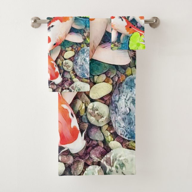 El estanque de Koi (In situ)