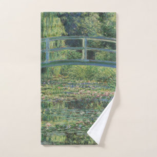 El estanque de nenúfares, paisaje pintura al óleo,
