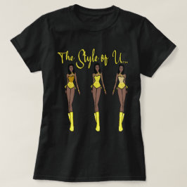 El estilo de la camiseta amarilla