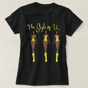 El estilo de la camiseta amarilla