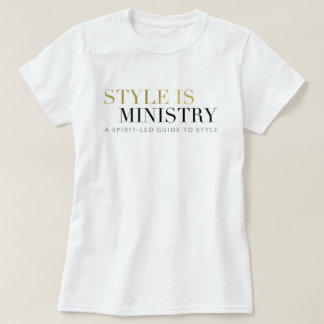 El estilo es camiseta del ministerio