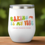 El estilo retro groovy de hacer hormigón es mi apa<br><div class="desc">Regale este vaso al panadero en su vida.</div>