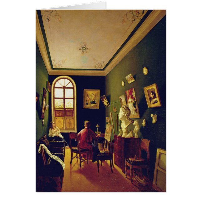 El estudio del pintor, 1843 (Frente)