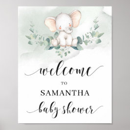 El euclayptus verde del elefante lindo deja señal