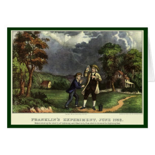 El experimento de relámpagos y cometas de Benjamin